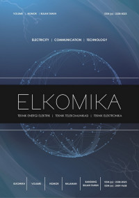 Image of ELKOMIKA Teknik Energi Elektrik, Teknik Telekomunikasi, Teknik Elektronika Volume 4 Nomor 1 Januari 2016